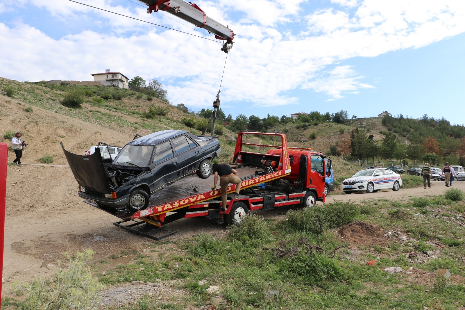 Amasyada sulama kanalına düşen otomobildeki genç bulundu Amasya