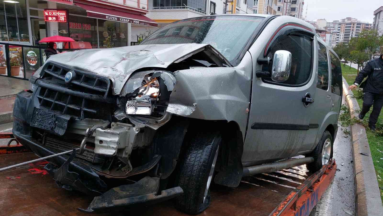 Samsunda trafik kazası 5 yaralı Samsun Haberleri