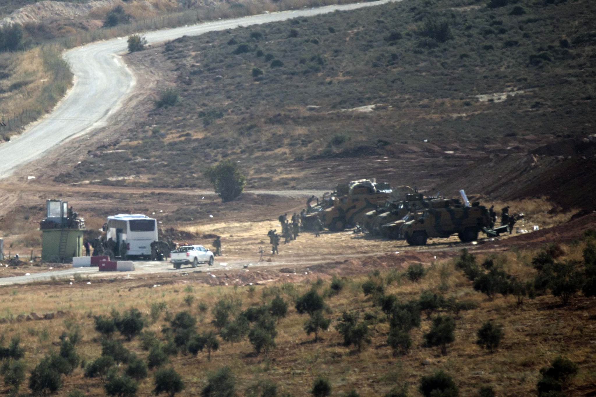 Komandolar sınıra böyle geldi