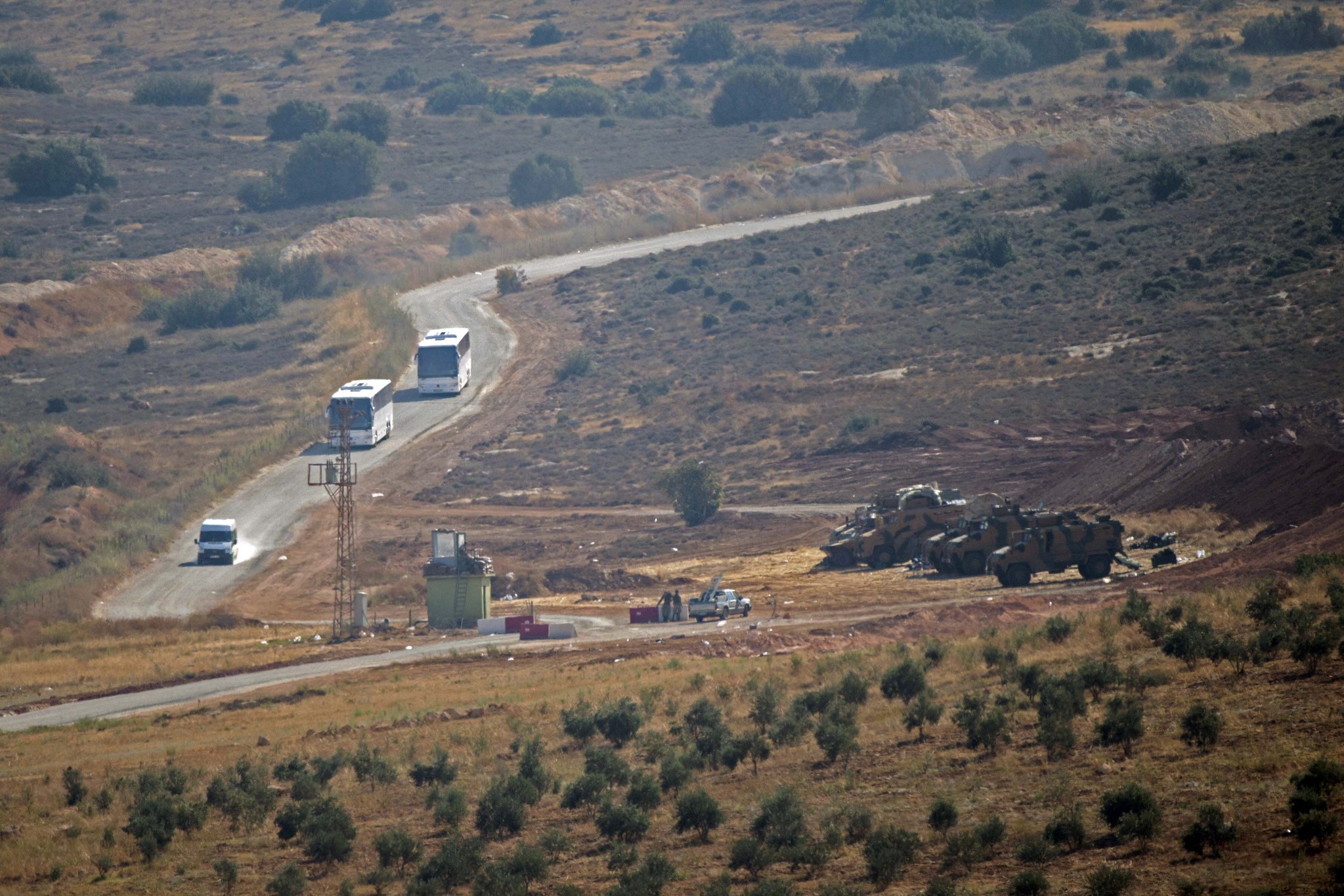 Komandolar sınıra böyle geldi
