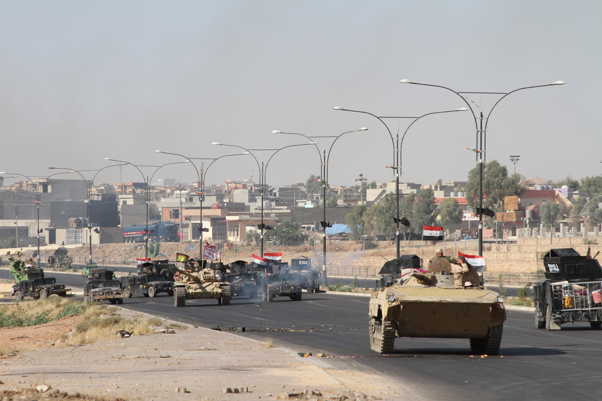 Bir günlük savaşın mağlubu Barzani oldu! İşte geri alınan Kerkük’ten kareler