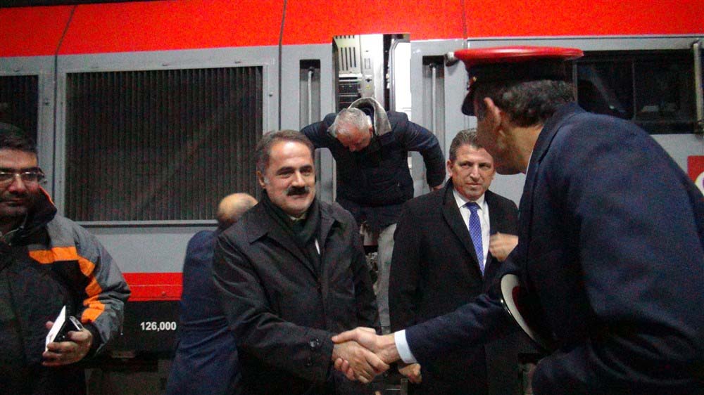 Son dakika haberi: Bakü-Tiflis-Kars Demiryolu’nda ilk tren, Kars’a geldi