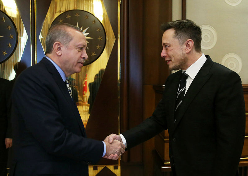 Erdoğan ile Musk’ın görüşmesi sona erdi