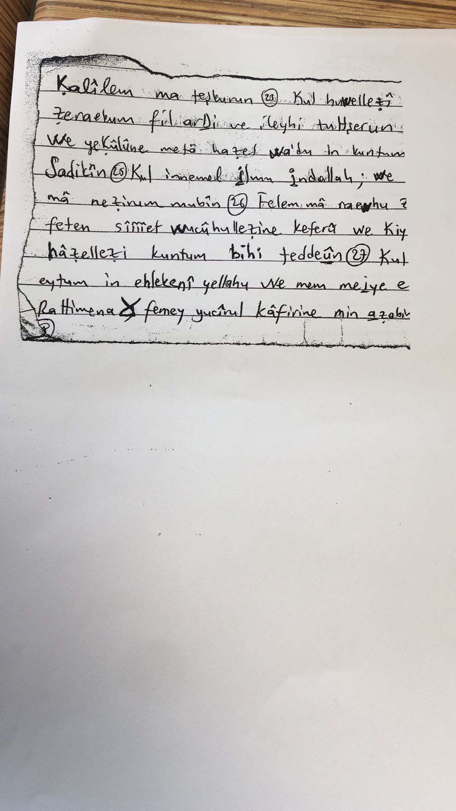 Darbeci binbaşı davaya kripto notlarla geldi