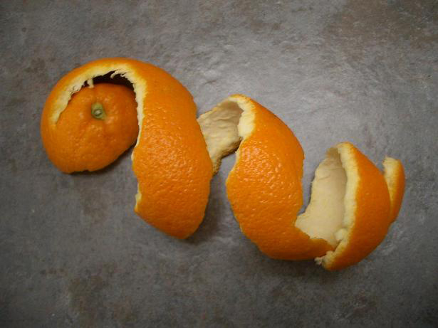 Portakalın kabuğunu sakın atmayın!