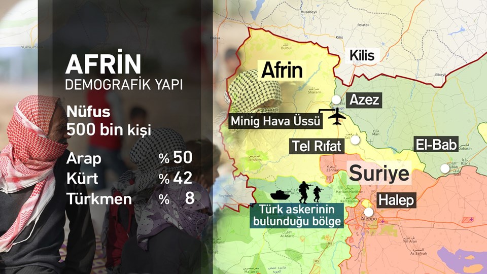 Afrin nerededir? - Afrin operasyonu başladı mı? - İşte detaylar