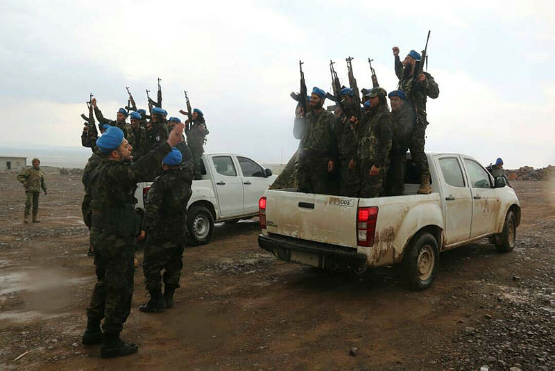 Türkmen komandolar Afrin’de