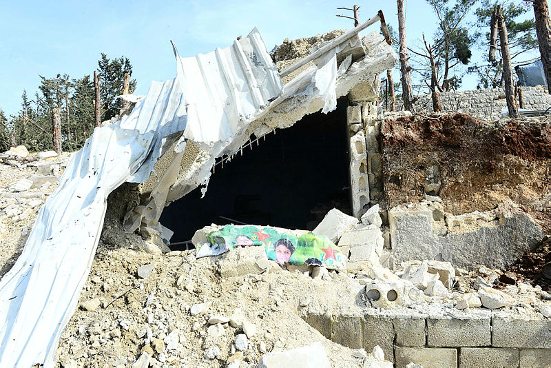 Bafilun Dağı’ndaki terör kampı görüntülendi