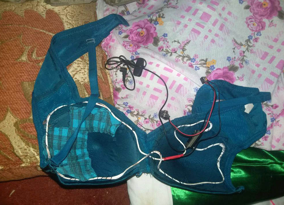 Afrin’de teröristlerin sütyen tuzağı