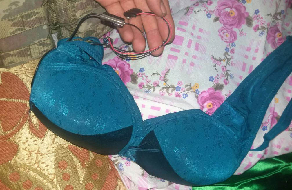 Afrin’de teröristlerin sütyen tuzağı