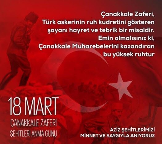 Çanakkale Zaferi mesajları ve sözleri! 18 Mart Çanakkale Zaferi resimli mesajları resimli sözleri burada