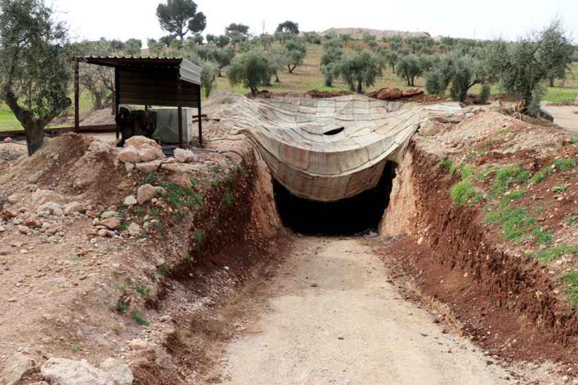 Afrin’de bulundu! Teröristler tünelleri bu yöntemle açmış