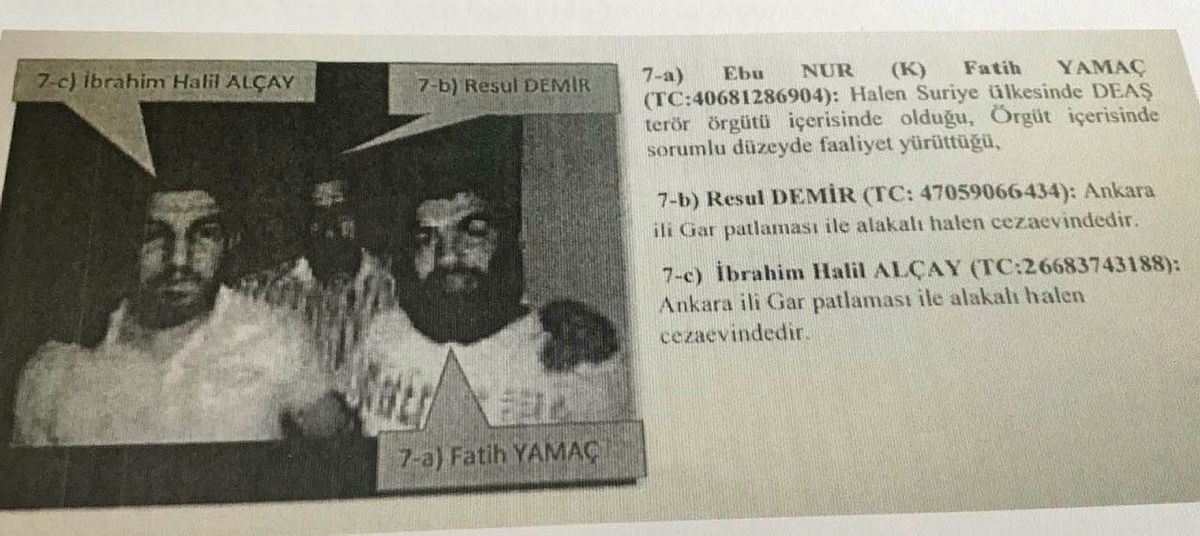 DEAŞ’lı terörist Durmaz’ın Ankara Gar Saldırısı sonrası örgüte verdiği rapor ortaya çıktı