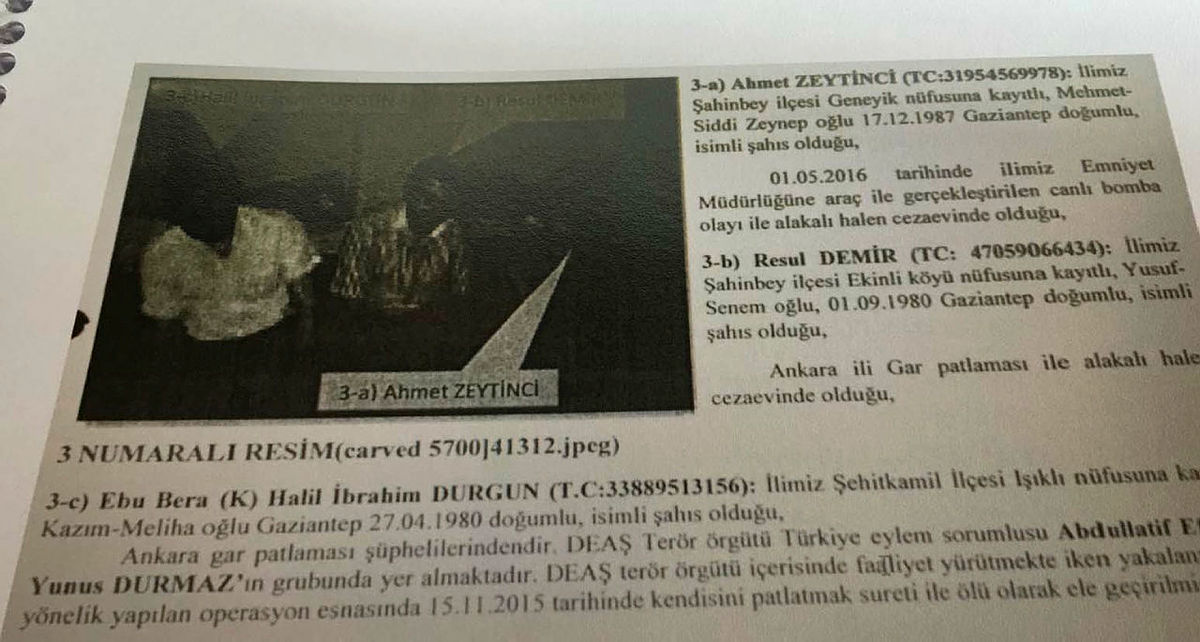 DEAŞ’lı terörist Durmaz’ın Ankara Gar Saldırısı sonrası örgüte verdiği rapor ortaya çıktı