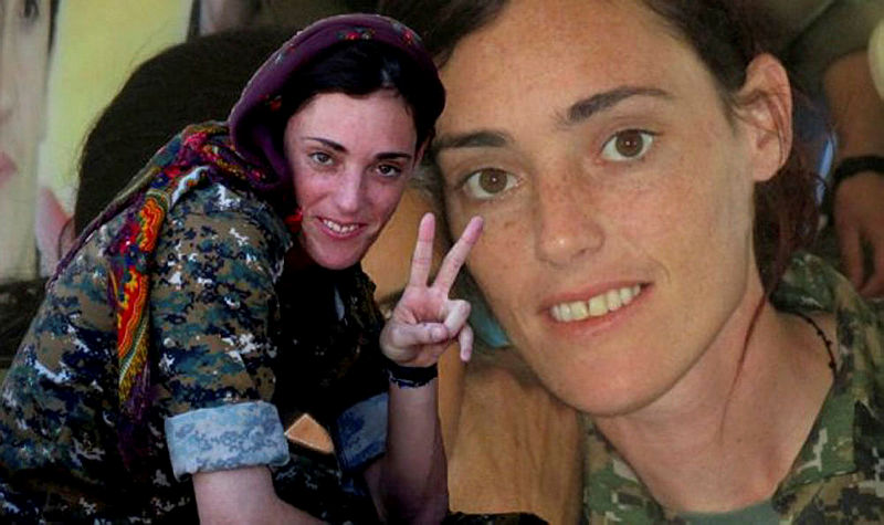 Afrin’de ölü ele geçirilen ABD’li kadın terörist Alina Sanchez bakın kim çıktı
