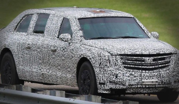 Trump’ın yeni arabası testte yakalandı