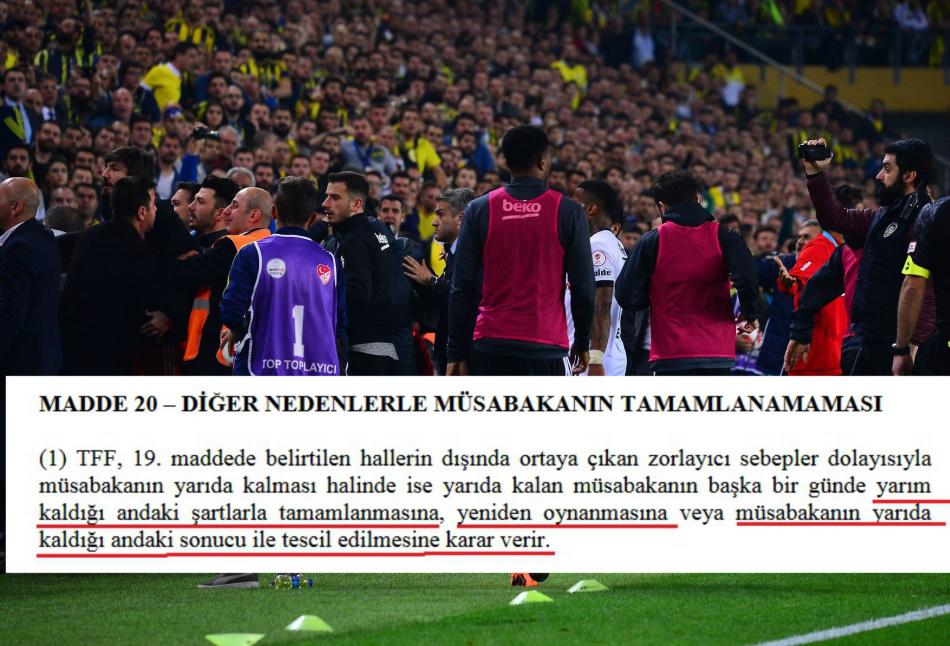 TFF, Fenerbahçe - Beşiktaş maçı için ne karar verecek?