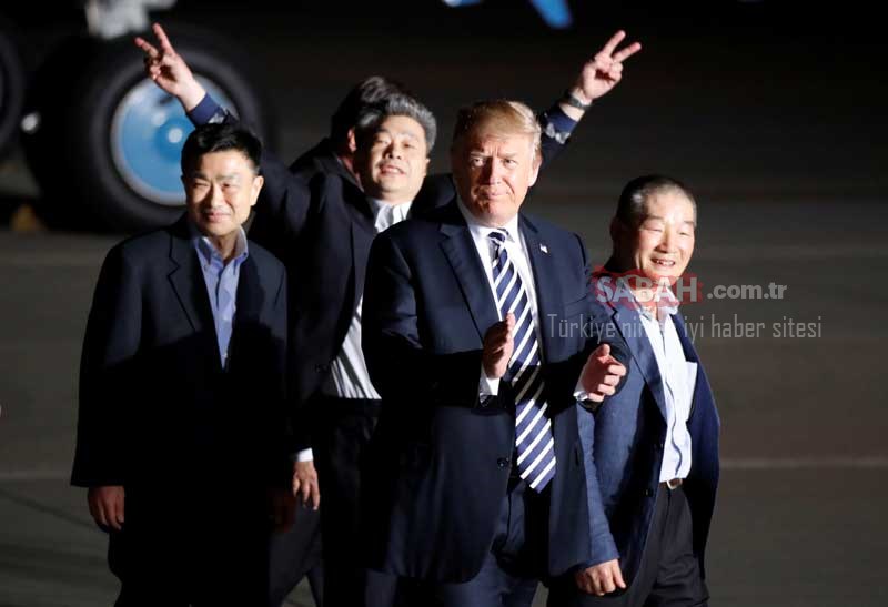 Trump Çifti ülkelerine dönen ABD vatandaşlarını karşıladı