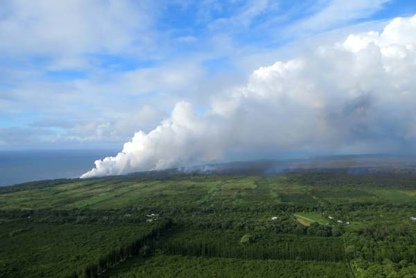 Tehlike devam ediyor! Kilauea yanardağı lav püskürtmeye devam ediyor