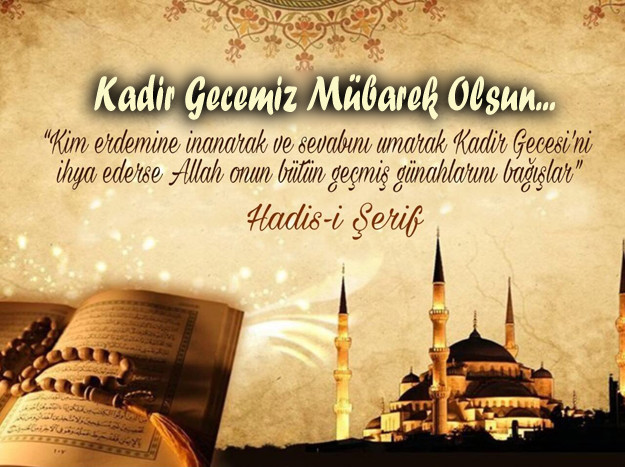 Bugün Kadir Gecesi mesajları göndermeyi unutmayın! 2018 Resimli Kadir Gecesi ve Kandil mesajları burada