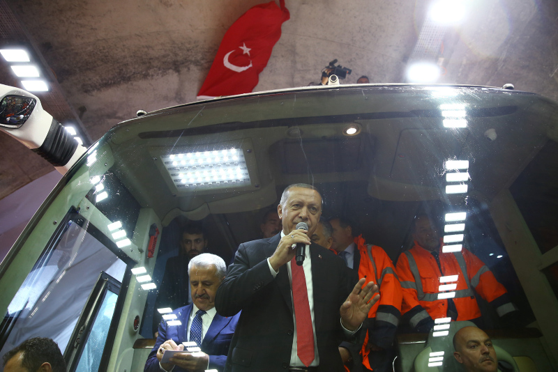 O açılışta Erdoğan’ı duygulandıran olay