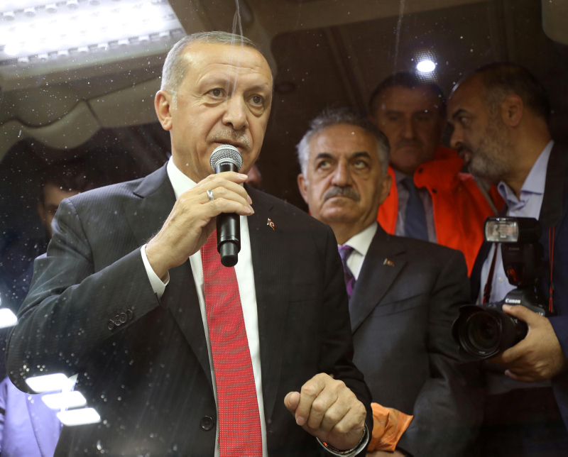 O açılışta Erdoğan’ı duygulandıran olay