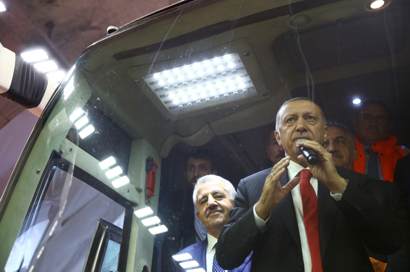 O açılışta Erdoğan’ı duygulandıran olay