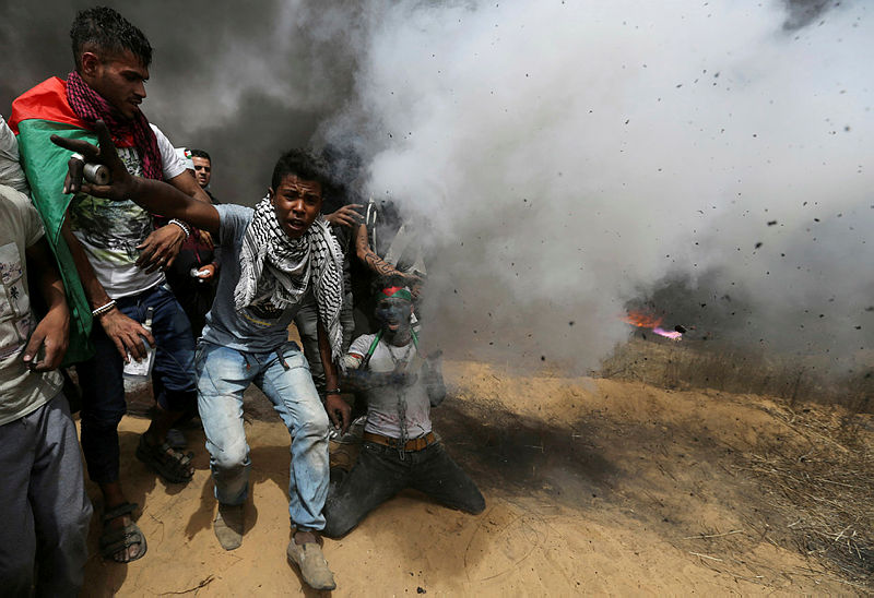 Ağzına gaz bombası isabet eden Filistinli’nin sağlık durumu belli oldu