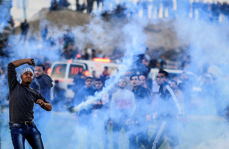 Ağzına gaz bombası isabet eden Filistinli’nin sağlık durumu belli oldu