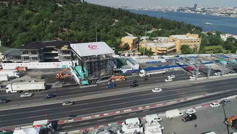 Son Dakika: 15 Temmuz Şehitler Köprüsü’nde etkinlik hazırlıkları devam ediyor