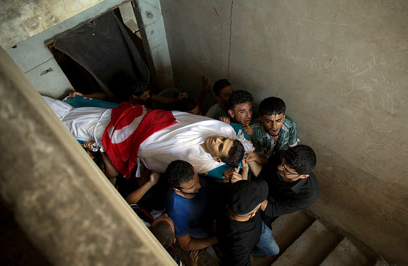 Dün İsrail şehit etmişti! Cenazede dikkat çeken ayrıntı