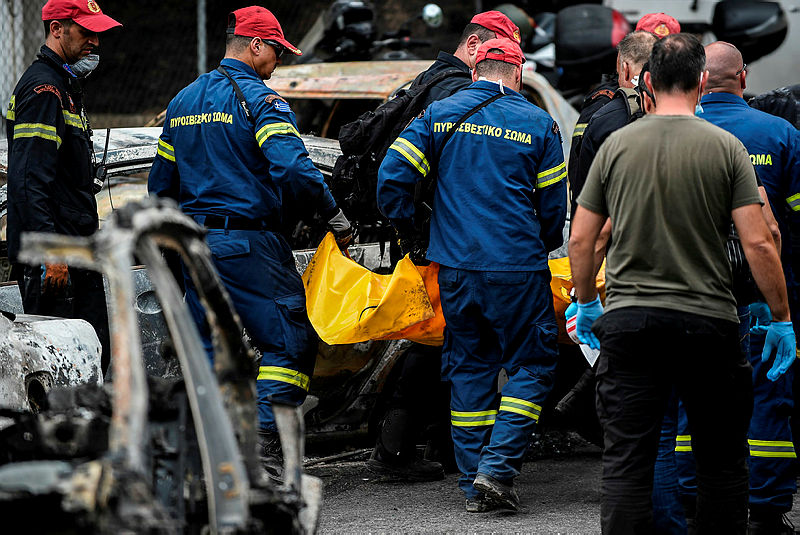 Yunan hükümetinden yangın tazminatı