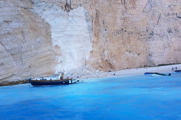 Son dakika: Dünyaca ünlü Navagio plajı çöktü!