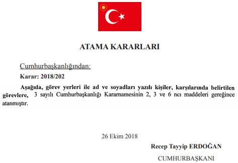 Son dakika: Valiler kararnamesi yayımlandı