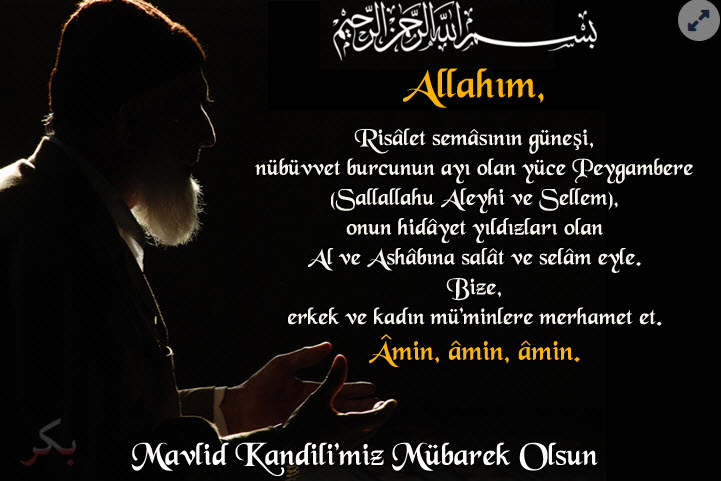 Mübarek Mevlid Kandil mesajları yayınlandı! 2018 Resimli Mevlid Kandili kutlama mesajları seçenekleri