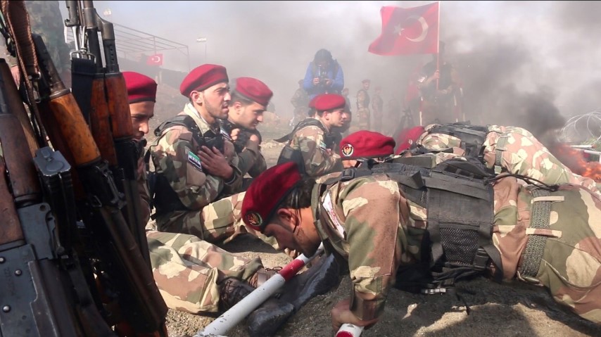 Sınırda dikkat çeken hareketlilik… Çok çarpıcı görüntüler…