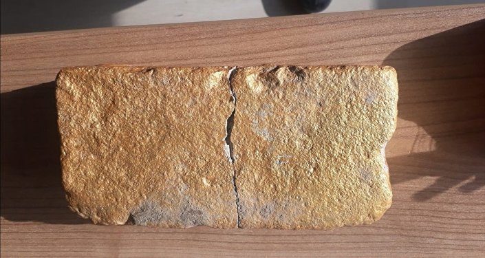 Kaya büyüklüğünde kaçak altın ele geçirildi