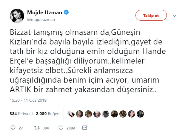 Oyuncu Hande Erçel’in annesi Aylin Erçel’in cenazesinde ünlü oyuncuyu yalnız bırakmadılar!