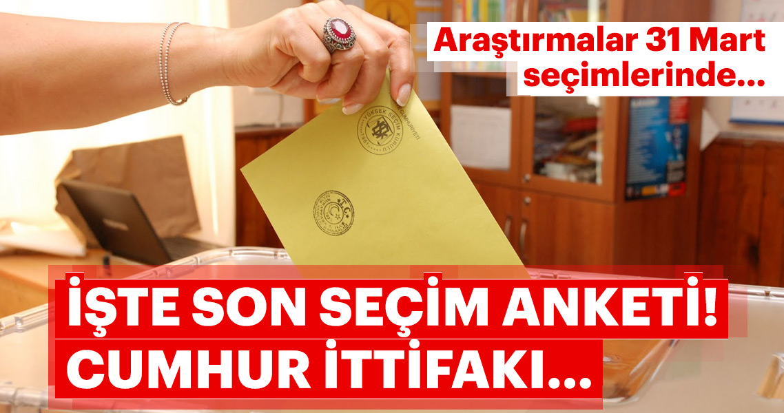 Son dakika haber.. Seçime sayılı günler kala son seçim anketi geldi! Ankette Cumhur İttifakı...