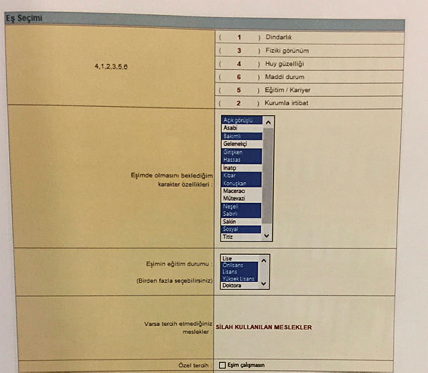 Dijital evlilik kataloğu ortaya çıktı