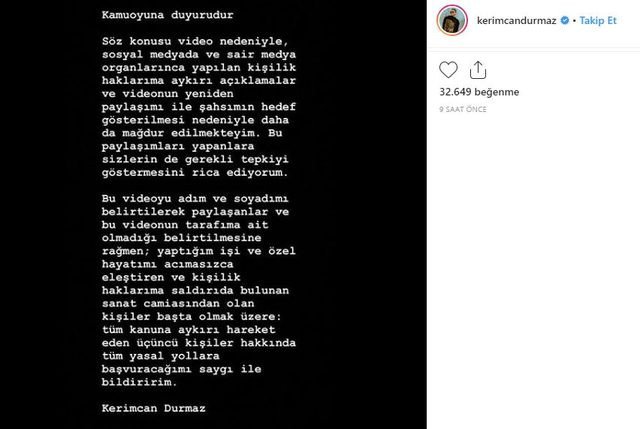 Son dakika haberi: Kerimcan Durmaz’ın skandal videosu ile ilgili yeni gelişme! Tuğba Ekinci’den destek geldi