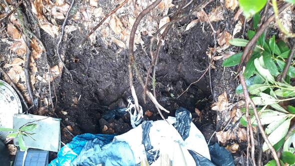 Giresun’da PKK’lıların kullandığı sığınak bulundu