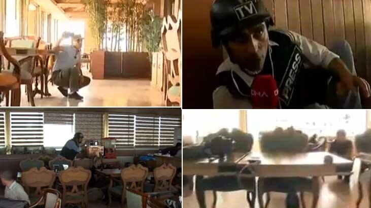 Son dakika haberi: YPG/PKK’lı teröristlerden hain saldırı! Gazetecileri canlı yayında hedef aldılar