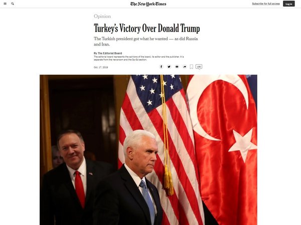 ABD basını mutabakatı böyle gördü! Erdoğan’ın Trump’a karşı zaferi