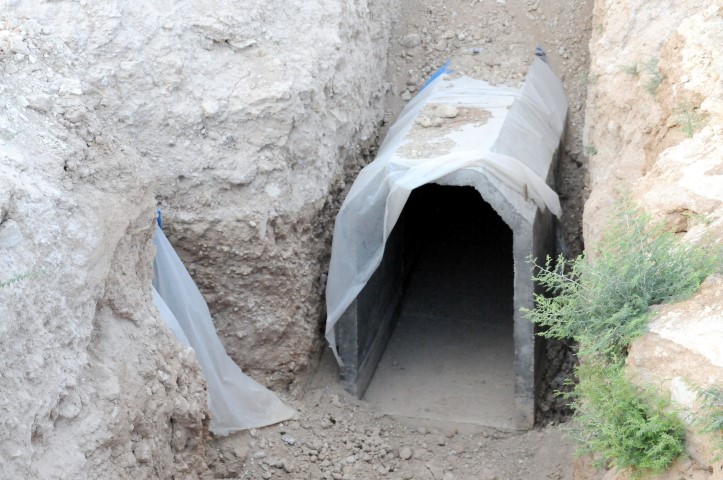 Arama tarama çalışmaları sırasında ortaya çıktı Terör örgütü PKK/YPG Tel Abyad’ı köstebek yuvasına çevirmiş!