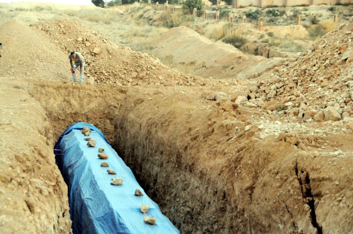 Arama tarama çalışmaları sırasında ortaya çıktı Terör örgütü PKK/YPG Tel Abyad’ı köstebek yuvasına çevirmiş!