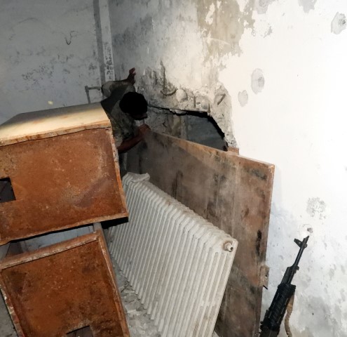 Arama tarama çalışmaları sırasında ortaya çıktı Terör örgütü PKK/YPG Tel Abyad’ı köstebek yuvasına çevirmiş!