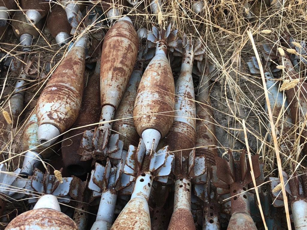 Son Dakika: MSB duyurdu! Tel Abyad’da PKK/YPG’li teröristlere ait 285 ağır silah mühimmatı ele geçirildi