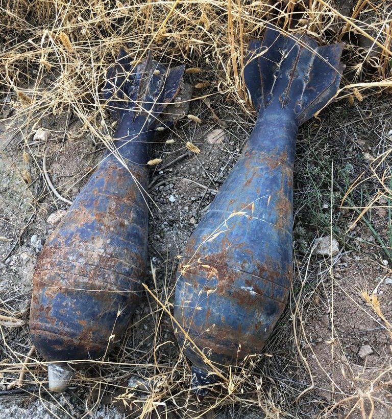 Son Dakika: MSB duyurdu! Tel Abyad’da PKK/YPG’li teröristlere ait 285 ağır silah mühimmatı ele geçirildi