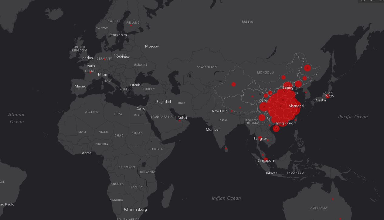 SON DAKİKA HABERİ: Corona virüsü salgını giderek yayılıyor! Korona virüsü haritasını paylaştılar! O ülkelere de yayıldı